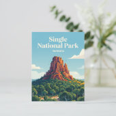 Enige Nationale Park Australië Briefkaart (Staand voorkant)