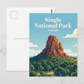 Enige Nationale Park Australië Briefkaart (Voorkant / Achterkant)