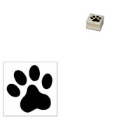 Enige poot druk rubberstempel (Gestempeld)