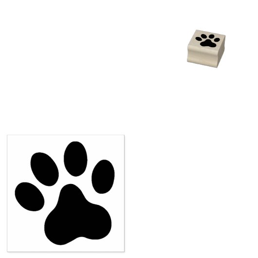 Enige poot druk rubberstempel (Gestempeld)