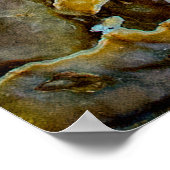 enige textuur of natural stone - marble, onyx, gr poster (Hoek)