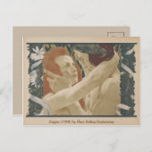 Enigma (1898) Paar Embraing  Briefkaart (Voorkant / Achterkant)