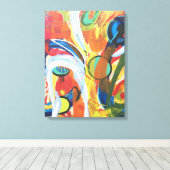 Enigma 18 x 24 Ingepakt Canvas Afdruk (Insitu (Houten vloer))