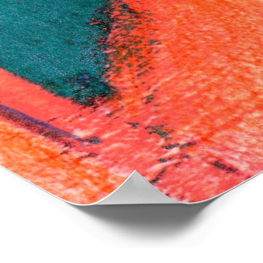 Enigma Colorful Abstract Art Poster (Hoek)