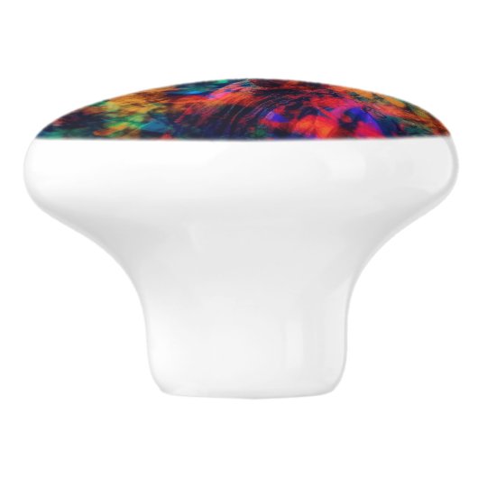 Enigma in de herfst keramische knop (Zijkant)