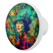 Enigma in de herfst keramische knop (Rechts)