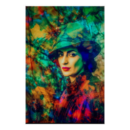 Enigma in de herfst perfect poster