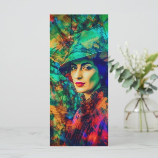 Enigma in het Herfst Bladwijzer Menu (Staand voorkant)