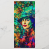 Enigma in het Herfst Bladwijzer Menu (Voorkant)