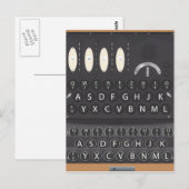 Enigma Machine Briefkaart (Voorkant / Achterkant)