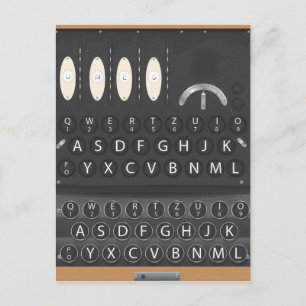 Enigma Machine Briefkaart