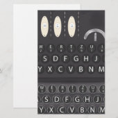 Enigma Machine Briefpapier (Voorkant / Achterkant)