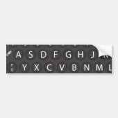 Enigma Machine Bumpersticker (Voorkant)
