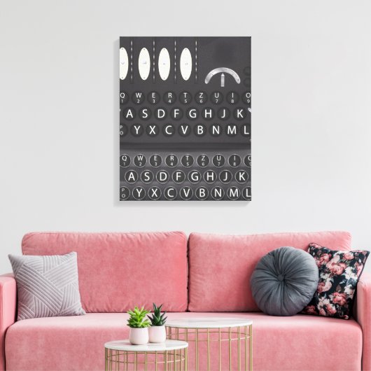 Enigma Machine Canvas Afdruk (Insitu (Woonkamer))