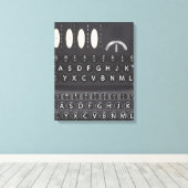 Enigma Machine Canvas Afdruk (Insitu (Houten vloer))