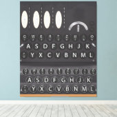 Enigma Machine Canvas Afdruk (Insitu (Houten vloer))