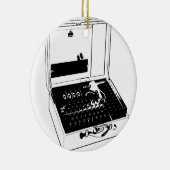 Enigma Machine Cryptography World War II Keramisch Ornament (Rechts)