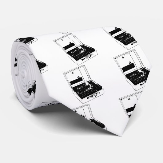 Enigma Machine Cryptography World War II Stropdas (Opgerold)