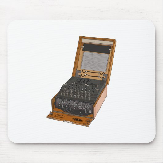 Enigma Machine Muismat (Voorkant)