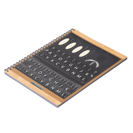 Enigma Machine Notitieboek (Linkerzijde)
