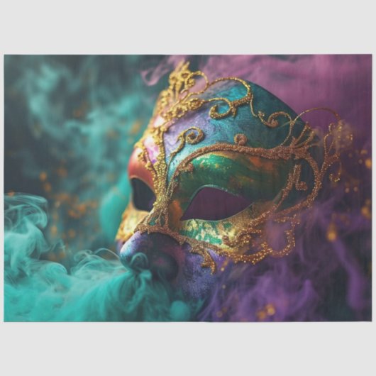 Enigma Masquerade Design Serie 3 Tissuepapier (Voorkant)