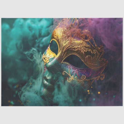 Enigma Masquerade Design Serie 8 Tissuepapier (Voorkant)