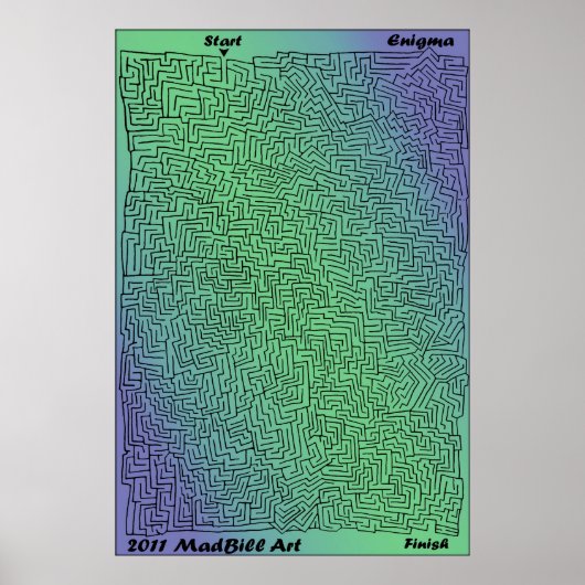 Enigma Maze Poster (Voorkant)