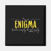 Enigma, The Rules Simply Do Not Apply Magneet (Voorkant)
