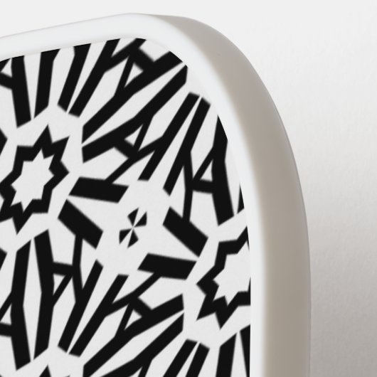 EnigmaBlackwhite Pickleball Paddle (Links Detail)