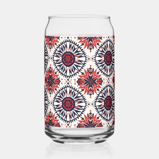 Enigmatic Blue "Cosmic Interlock" Glas Tu (Achterkant)