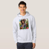 Enigmatic Dreadlocked Man Franse Terry Hoodie (Voorkant volledig)