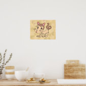 Enigmatic en stijlvol dier. poster (Keuken)