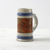 Enigmatic Indigo "Intricate Echoes" Stein 650ml Bierpul (Voorkant rechts)