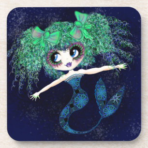 Enigmatic Kawaii Mermaid girly giften Drankjes Onderzetter