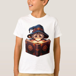 Enigmatic Spellcaster met Grimoire T-shirt