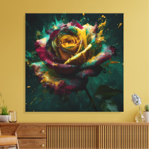 Enigmatic Yellow Green Baccara Roos