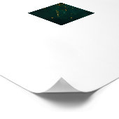 Enigmatic Yellow Green Baccara Roos Poster (Hoek)