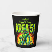 Enigmatische aliens verschijnen in de buurt van Ar Papieren Bekers (Voorkant)