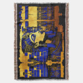 Enigmatische Egyptische faraonische handschriften Deken (Voorkant Verticaal)