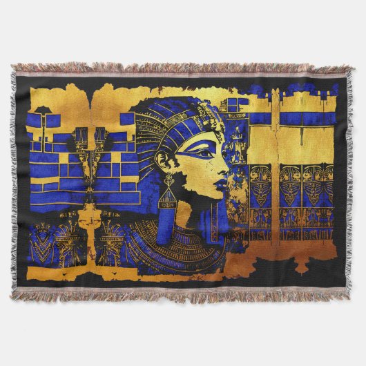 Enigmatische Egyptische faraonische handschriften Deken (Voorkant)