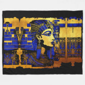 Enigmatische Egyptische faraonische handschriften Fleece Deken (Voorkant (Horizontaal))
