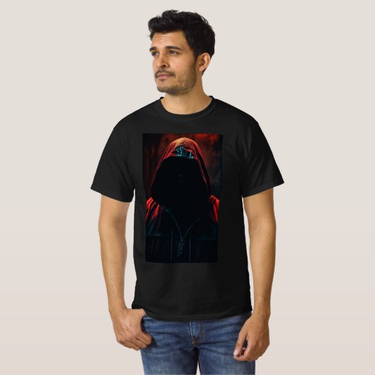Enigmatische Elegantie: Mysterieuze Human Design P T-shirt (Voorkant volledig)