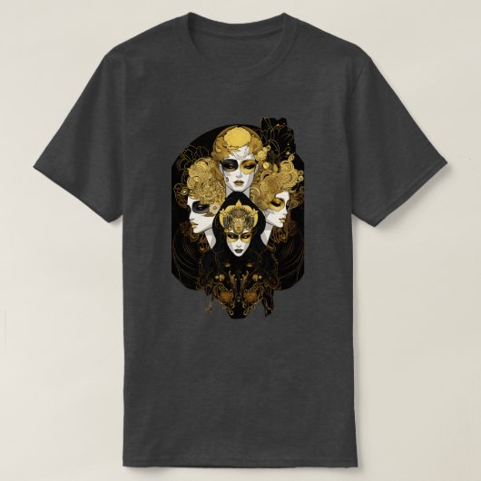 Enigmatische Elegantie TShirt (Design voorkant)