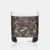 Enigmatische marine "Ancient Indigenous Chronicles Whisky Glas (Achterkant)