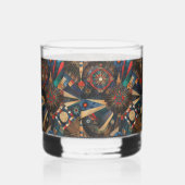 Enigmatische marine "Ancient Indigenous Chronicles Whisky Glas (Links)