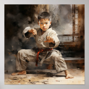 Enigmatische schoonheid van de Chinese jonge meest Poster