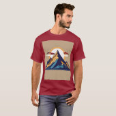 "Énigme Moderne : T-shirt Graphique pour Homme" (Voorkant volledig)