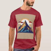 "Énigme Moderne : T-shirt Graphique pour Homme" (Voorkant)