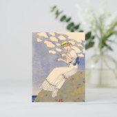 Enigszins door George Barbier Briefkaart (Staand voorkant)