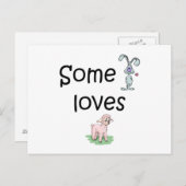 Enigszins houdt van Ewe (pics) Briefkaart (Voorkant / Achterkant)